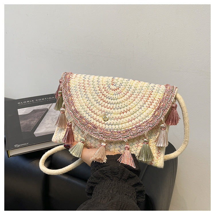 Bohemian Fringed Bag Shoulder Messenger Bag