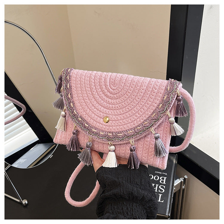 Bohemian Fringed Bag Shoulder Messenger Bag