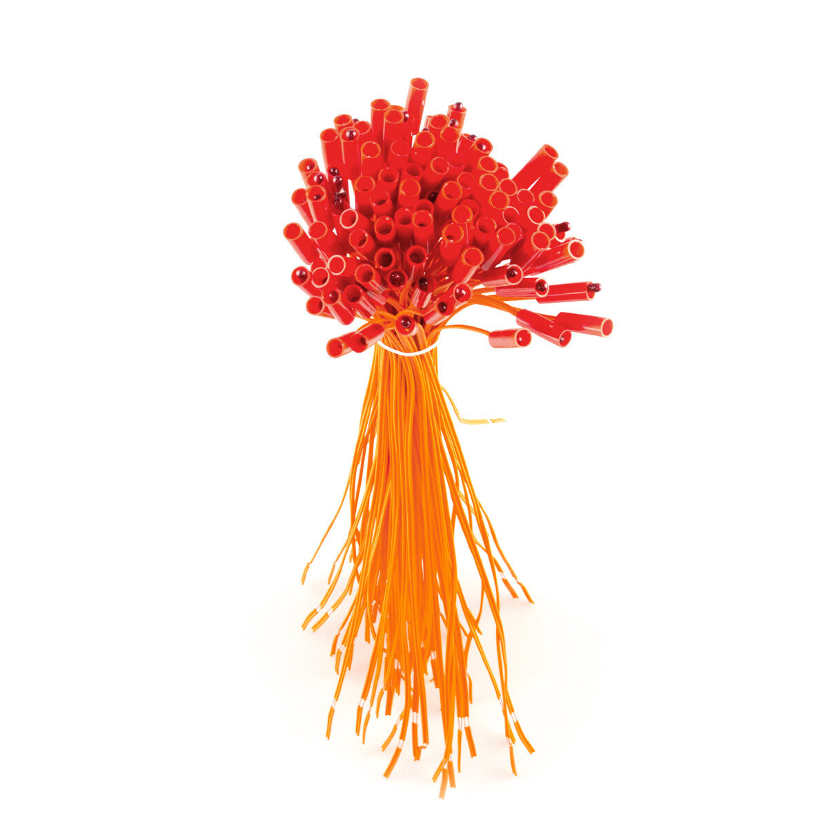 100pcs/Lot 11.81" Copper Remote Firework Firing System Connect Wire Orange Line